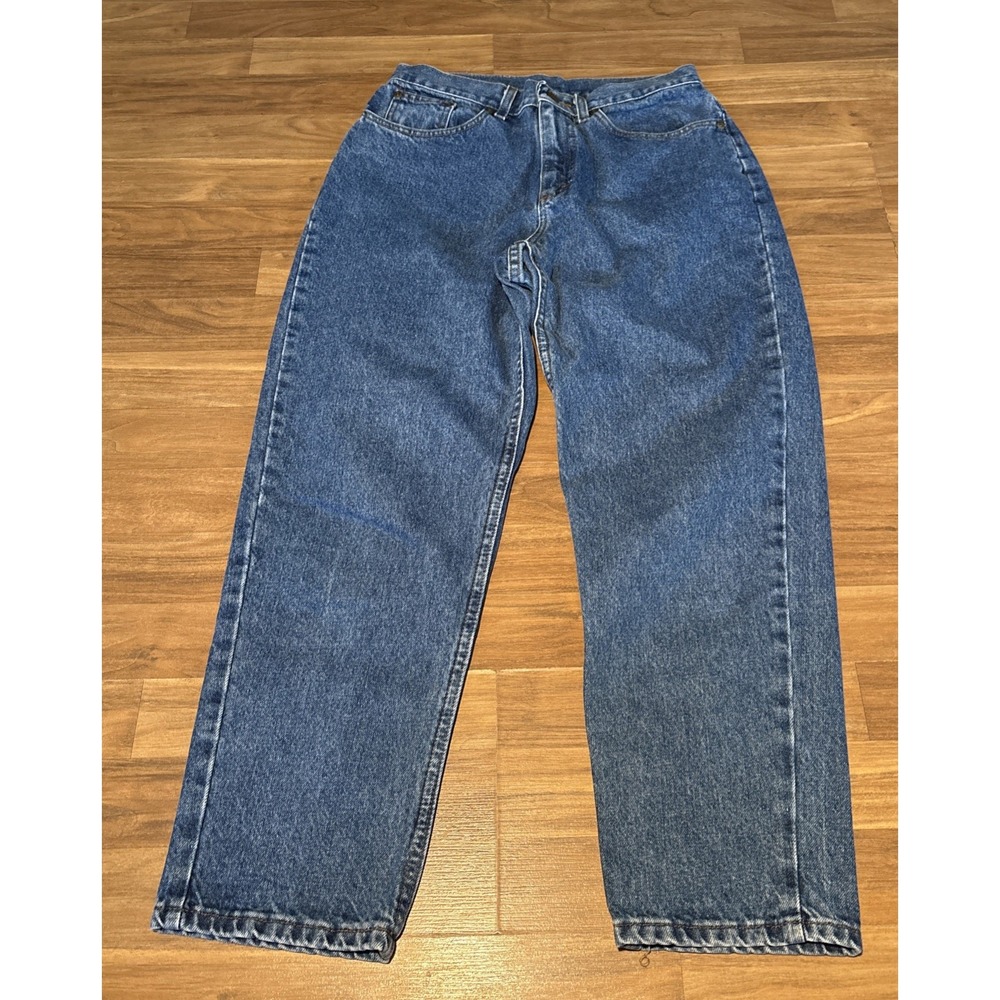 L.L. Bean Double L Relaxed Fit Jeans 30 x 28 Medium Wash Blue Tapered Mens